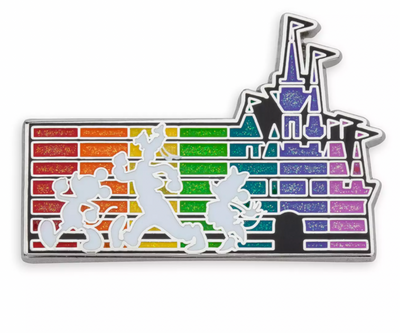 Disney Pride Collection Mickey and Friends Fantasyland Castle Pin New with Card
