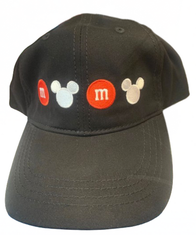 Disney Springs M&M's World Black Hat Cap One Size Adult New with Tag