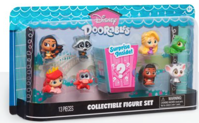 Disney Doorables Princess Figure Set 7 Pieces New with Box