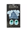 Disney NuiMOs Outfit Blue Jacket and Layered Blue Dress Polka Dot Shoes New Card