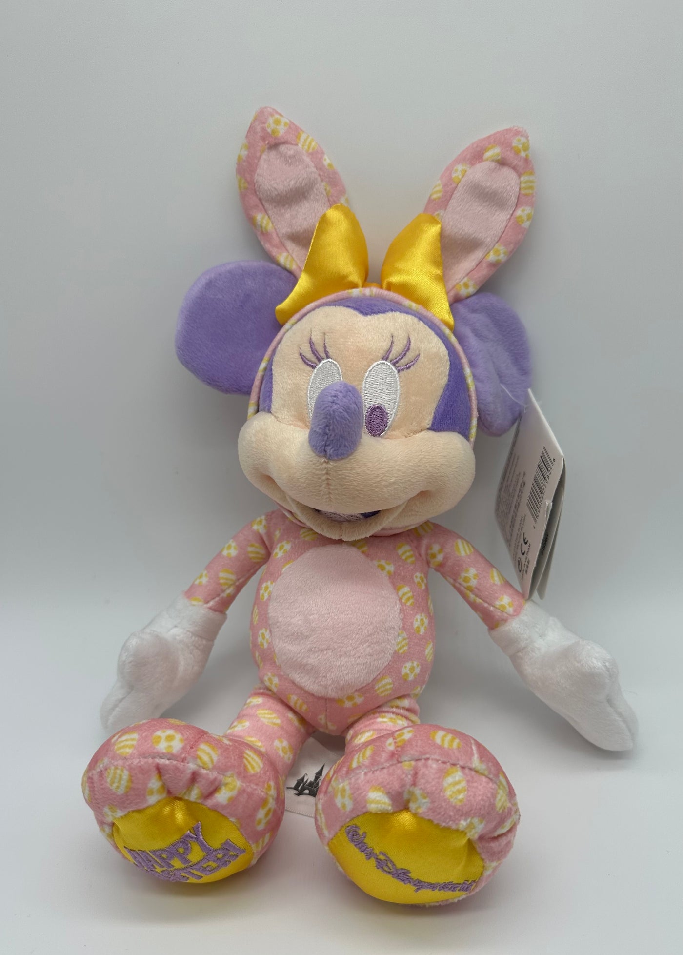 Disney Parks Walt Disney World Bunny Minnie Happy Easter Plush New with Tag