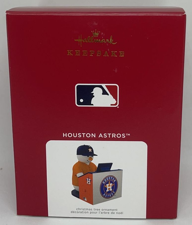 Hallmark 2021 MLB Houston Astros Snowman Organ Christmas Ornament New Box