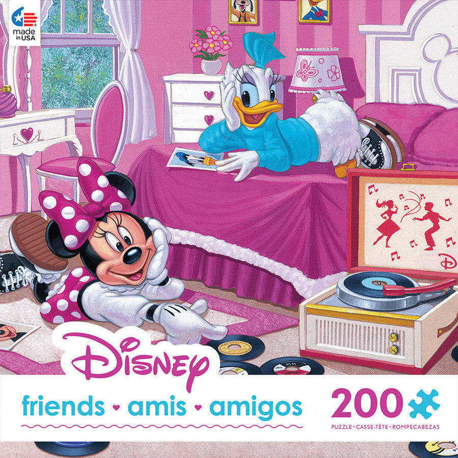 Disney Ceaco Minnie & Daisy Friends 200 Pcs Puzzle New with Box