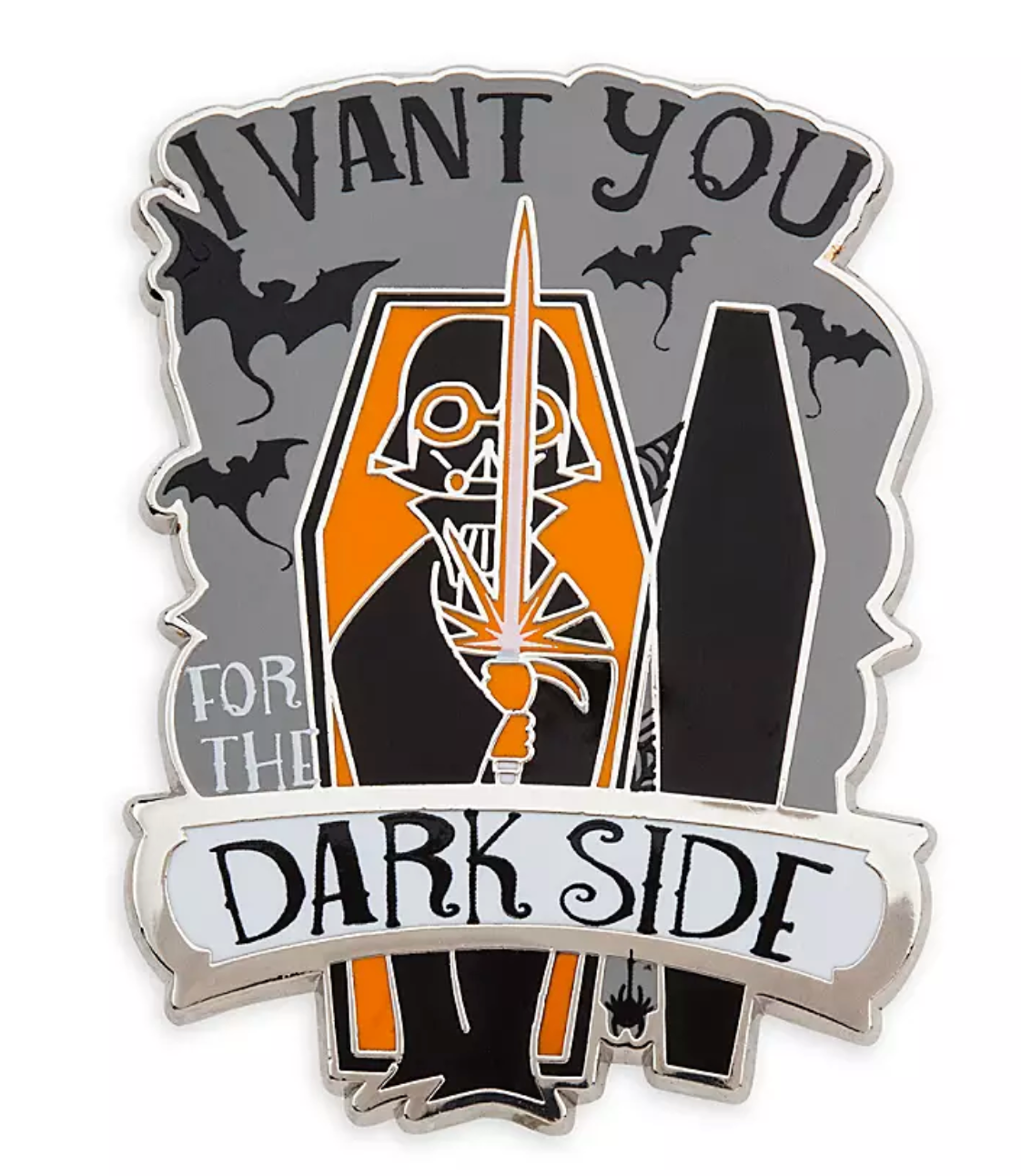 Disney Parks Halloween Darth Vader I Want You for the Dark Side Pin New w Card