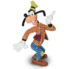 Disney Parks Limited Edition Goofy Jeweled Figurine by Arribas Brothers New with Box