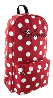 Disney Parks Minnie Mouse Hooded Hat Backpack Detachable Ears New with Tags