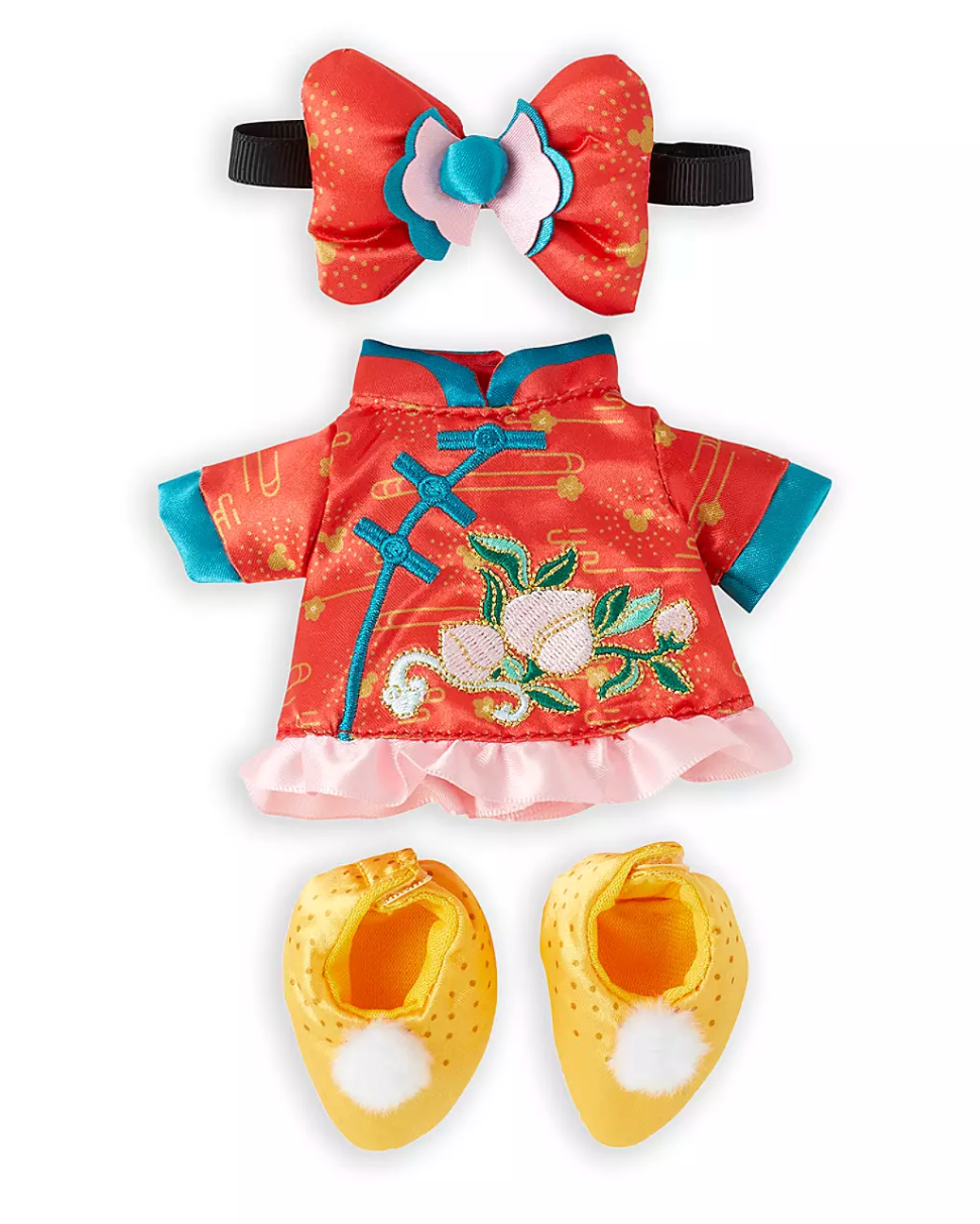 Disney NuiMOs Collection Outfit Minnie Chinese Lunar New Year Dress Set New Card