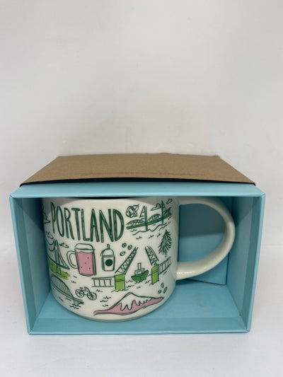 Starbucks Been There Series Collection Portland Oregon Coffee Mug New With Box
