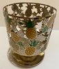 Bath and Body Works 2022 Pineapples & Plumeria 3 Wick Candle Holder New with Tag