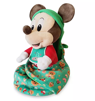 Disney Mickey Babies Holiday Cheer I'm on the Nice List Plush New with Tag