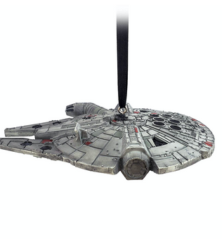 Disney Star Wars Millennium Falcon Sketchbook Christmas Ornament New with Tag