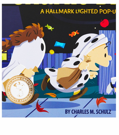 Hallmark Halloween Peanuts It's the Great Pumpkin Lighted Pop-Up Book New