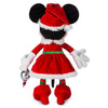 Disney Parks Santa Minnie Plush Medium with Padded Silver Ornament New with Tag