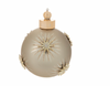 Robert Stanley Gold Snowflake Ball Christmas Ornament New with Tag