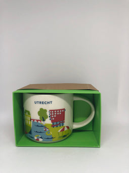 Starbucks You Are Here Utrecht Netherlands Ceramic Coffee Mug New with Box