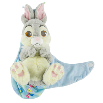 Disney Parks Baby Thumper in a Blanket Pouch Plush New with Tags