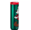 Disney WDW Mickey Santa Stainless Steel Christmas Travel Tumbler New