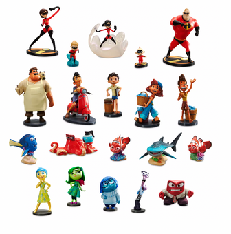 Disney Pixar Incredibles Finding Dory Luca Inside Out Mega Figurine Playset New