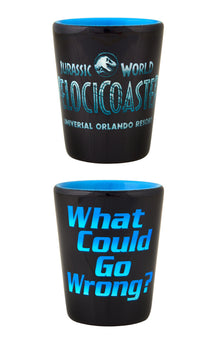Universal Studios Jurassic World VelociCoaster Ceramic Shot Glass New
