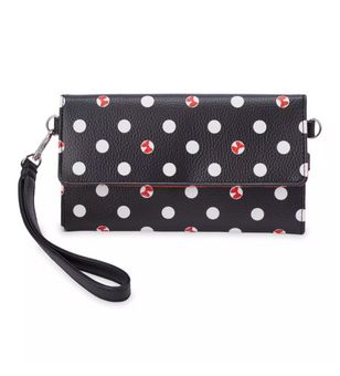 Disney Parks Minnie Polka Dot Wristlet Wallet New with Tag