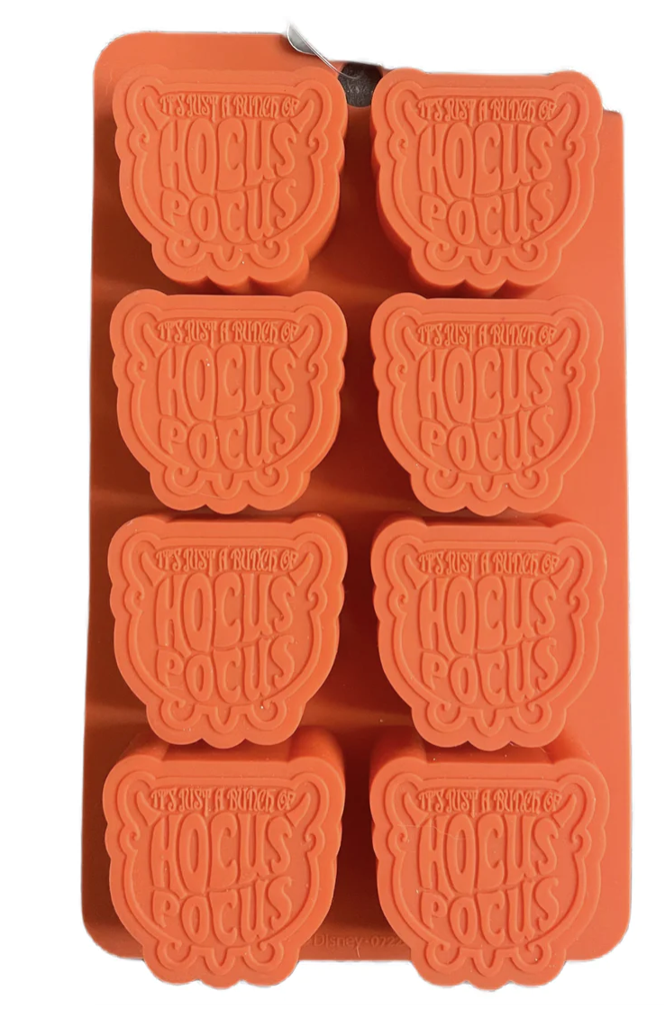 Disney Hocus Pocus Silicone Ice Cube Tray Orange New With Tag