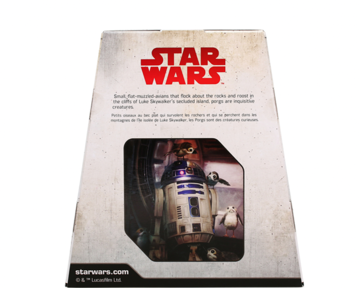 Disney Star Wars The Last Jedi Porg on Board Plush New with Box