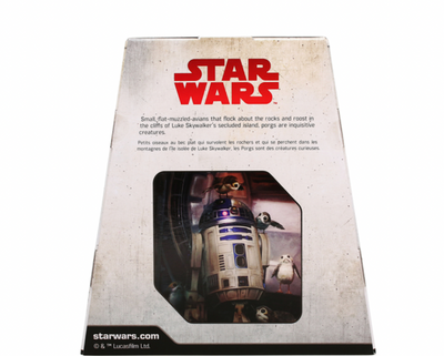 Disney Star Wars The Last Jedi Porg on Board Plush New with Box