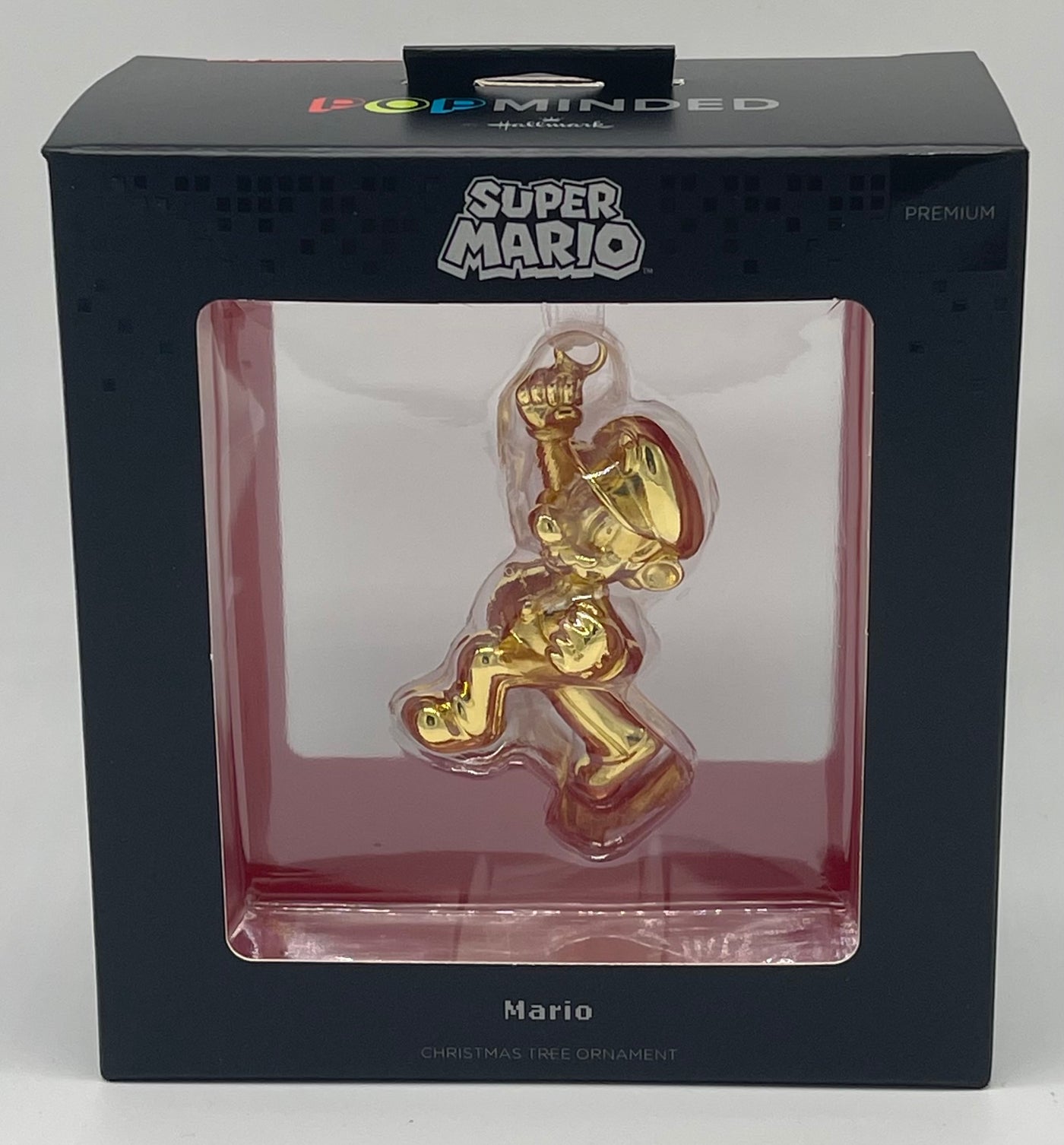 Hallmark 2021 Nintendo Mario Gold Metal Christmas Ornament New