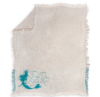 Disney Parks Nautical The Little Mermaid Ariel Throw New with Tags