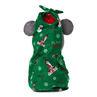 Disney Parks Babies Minnie Yuletide Farmhouse Holiday Plush Doll in Pouch New