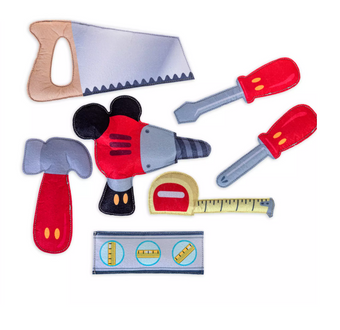 Disney Junior Mickey Handyman Plush accessories Fold-Up Play Set New with Box