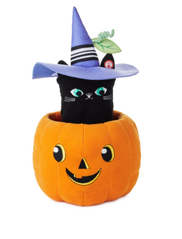 Hallmark Halloween Peek-A-Boo Black Cat Singing Plush with Motion New with Tag