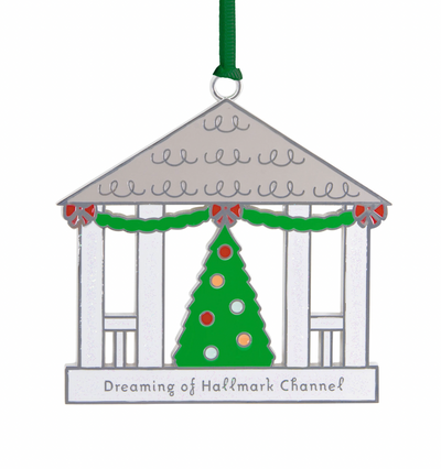 Hallmark Channel Gazebo Metal Christmas Ornament New with Card