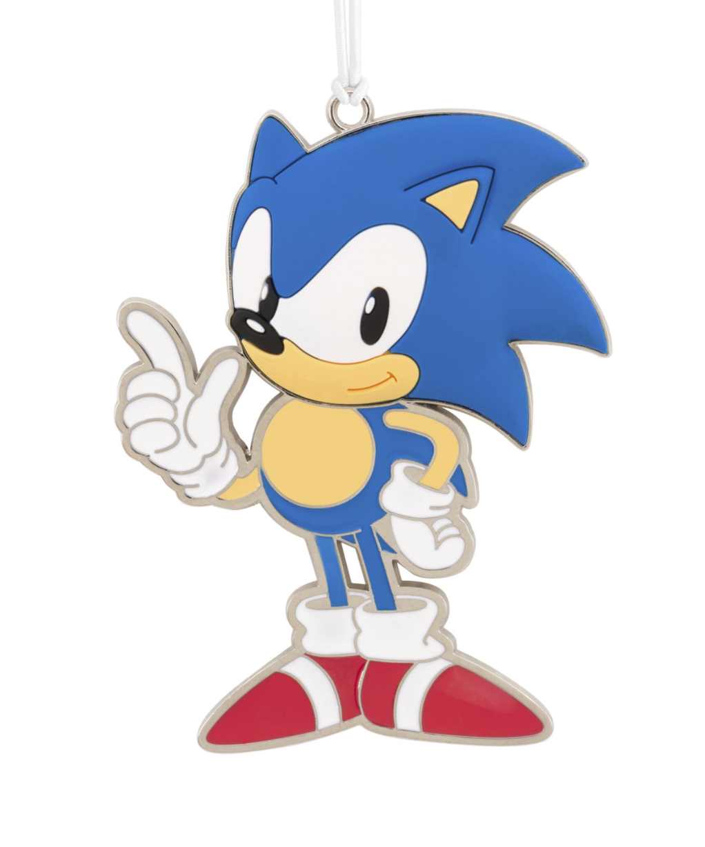 Hallmark Sonic the Hedgehog Metal Christmas Ornament New with Card