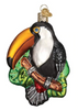 Old World Christmas Toucan Glass Christmas Ornament New With Box