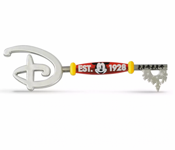 Disney Display Case for Collectible Keys with Mickey Starter Key New with Box