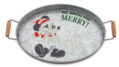 Disney Store Mickey Mouse Christmas Holiday Serving Tray New with Box