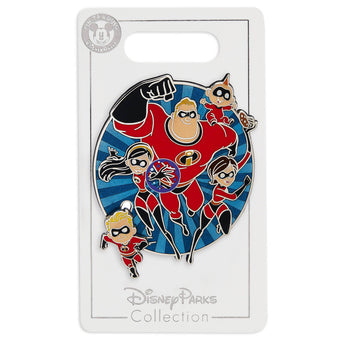 Disney Parks Incredibles Family Pin New with Card