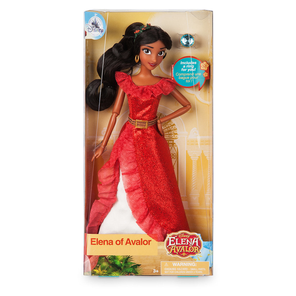 Disney Princess Elena of Avalor Classic Doll with Ring New with Box