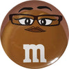 M&M's World Brown Character Big Face Melamine Dinner Plate New