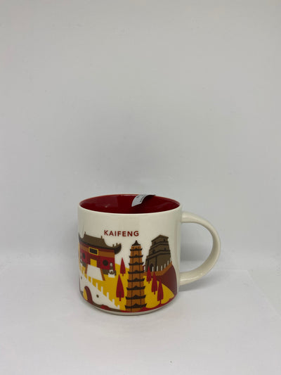 Starbucks You Are Here Collection Kaifeng China Ceramic Coffee Mug New With Box