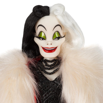 Disney Cruella De Vil and Dalmatians Doll Set Designer Folktale Limited Edition