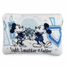 Disney Mickey and Minnie Chanukah Light Laughter and Latke Hanukkah Throw Pillow New