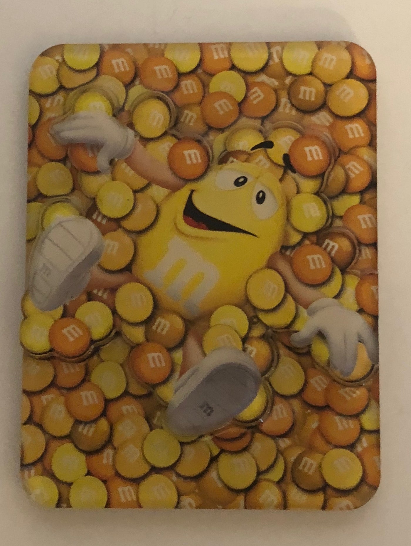 M&M's World Yellow Characters Magnet New
