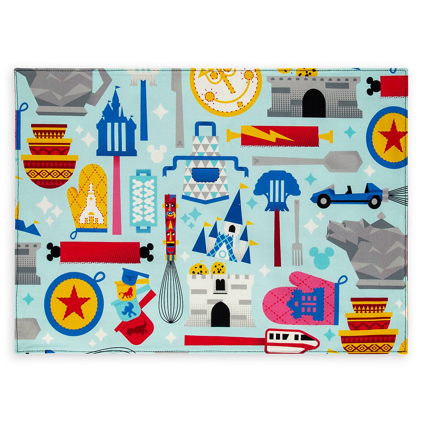 Disney Parks Mickey and Friends Mouse Ware Set of 4 Placemats Set New with Tags