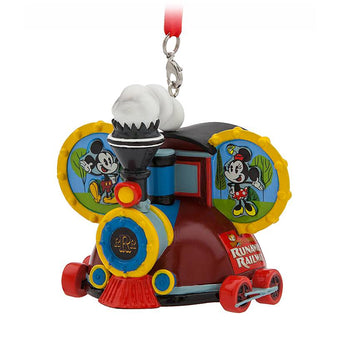 Disney Parks Mickey and Minnie Runaway Railway Ear Hat Ornament New with Tag