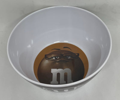 M&M's World Brown Character Logo Big Face Bowl New