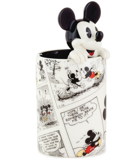 Hallmark Disney Mickey Mouse Dimensional Ceramic Pencil Holder New
