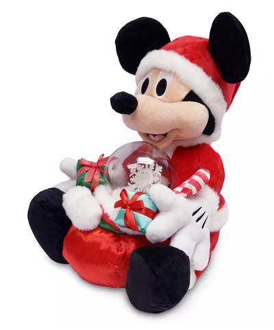 Disney Store Mickey Mouse Musical Holiday Plush Medium 12'' Christmas New