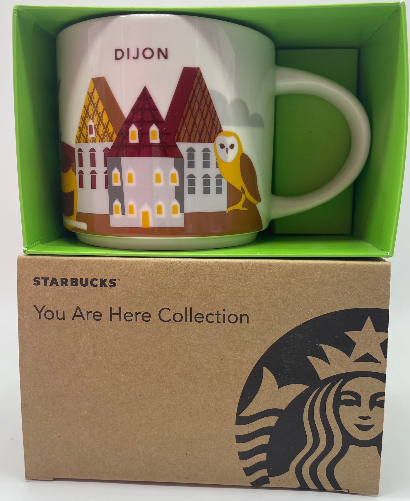 Starbucks You Are Here Collection Dijon France Ceramic Coffee Mug New with Box